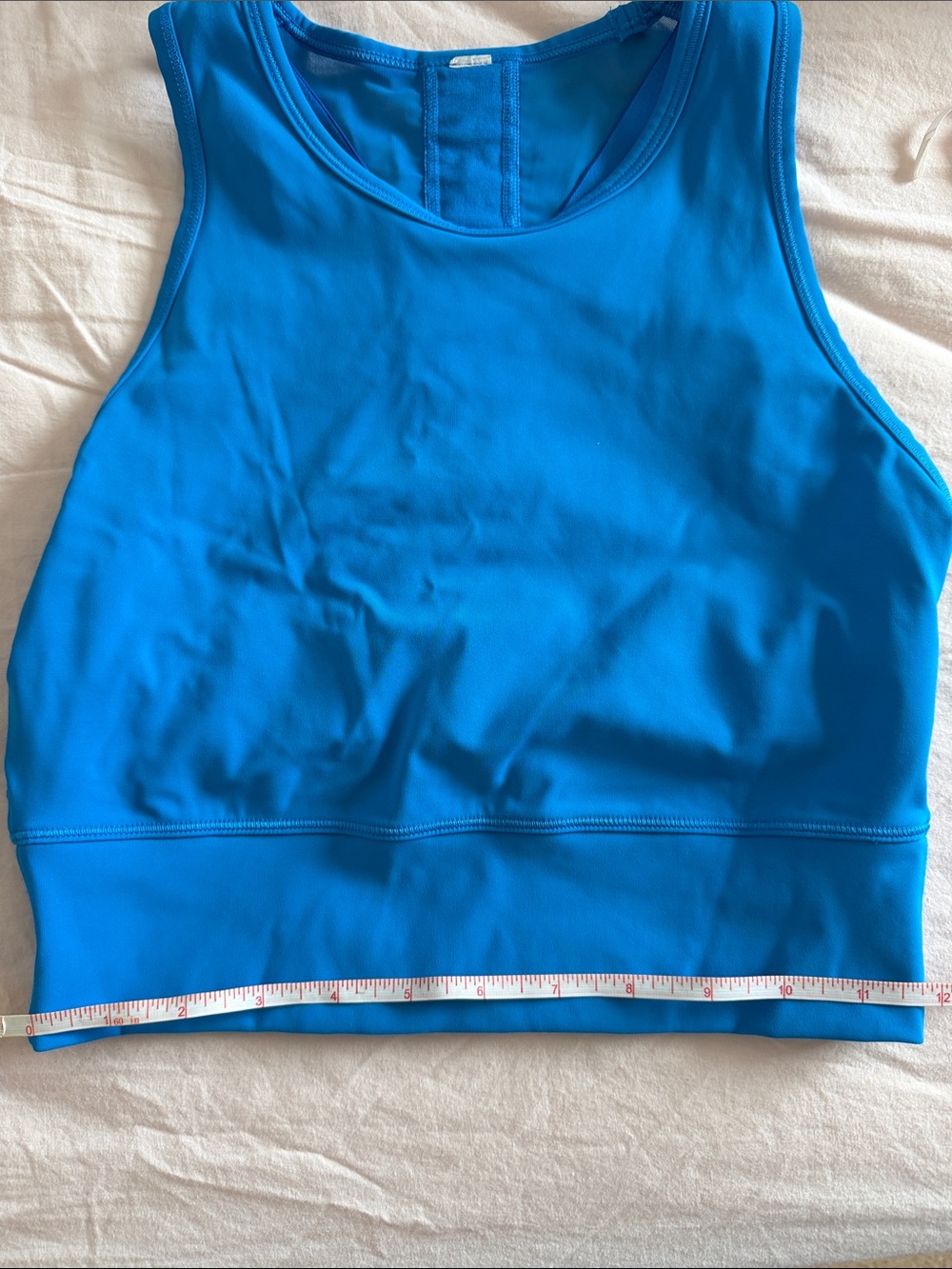 lululemon Blue Racerback Crop Tank - Picture 4 of 6